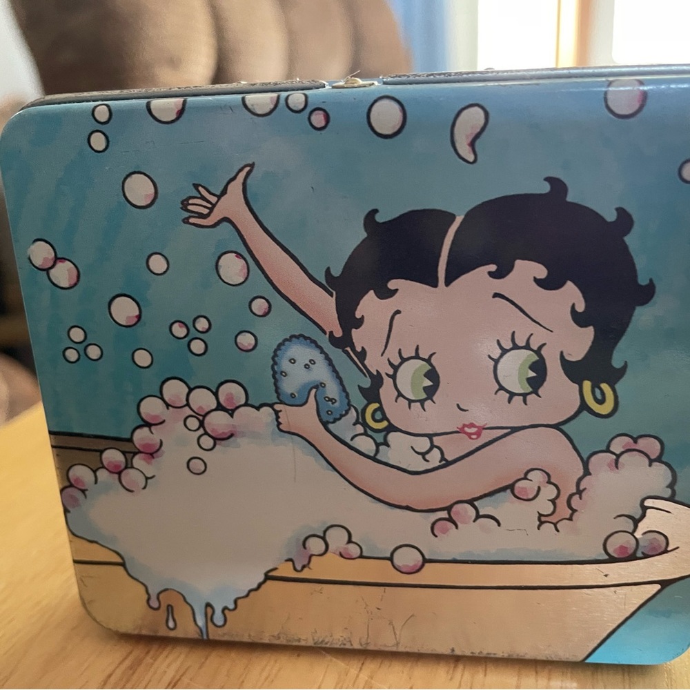 Betty boop metal trinket box
